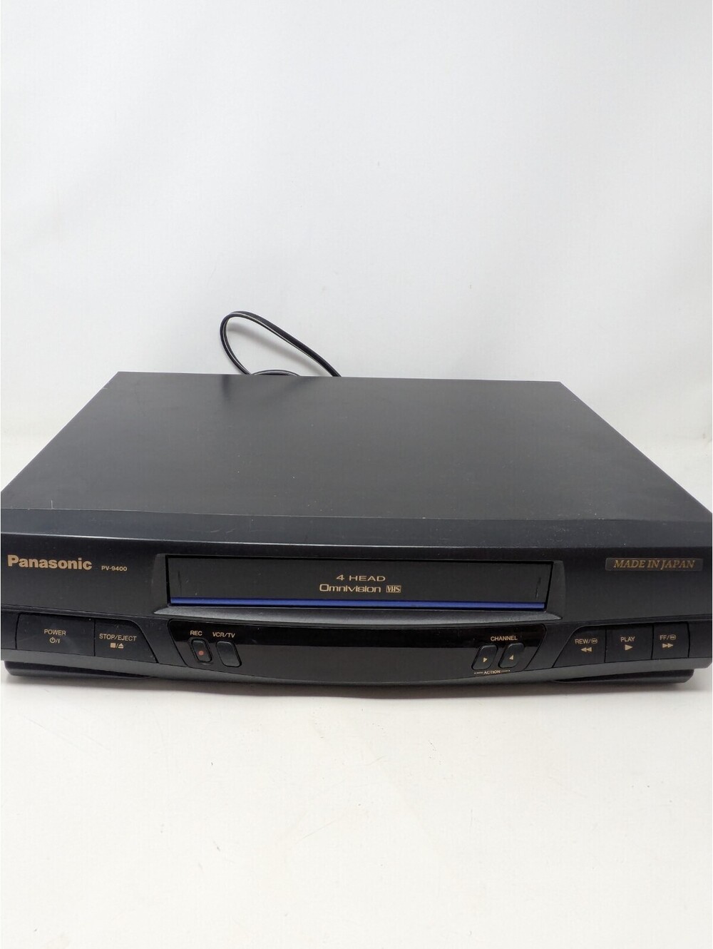 Panasonic PV-9400 4-Head Omnivision Blue Line VCR Works Tested NO REMOTE